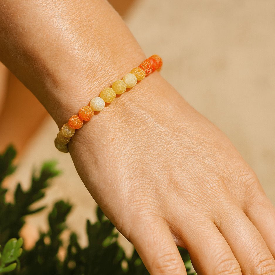 Armband Sunrise Pearls - Pulver & Blei