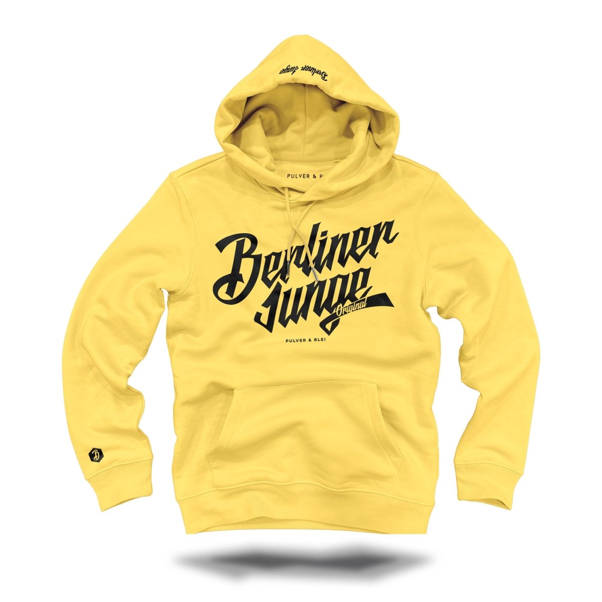 Berliner Junge - Hoodie Gelb - Pulver & Blei
