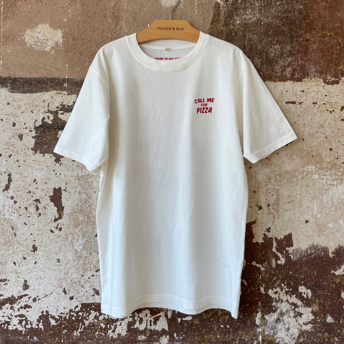 Call me for Pizza - Oversize T-Shirt - Pulver & Blei