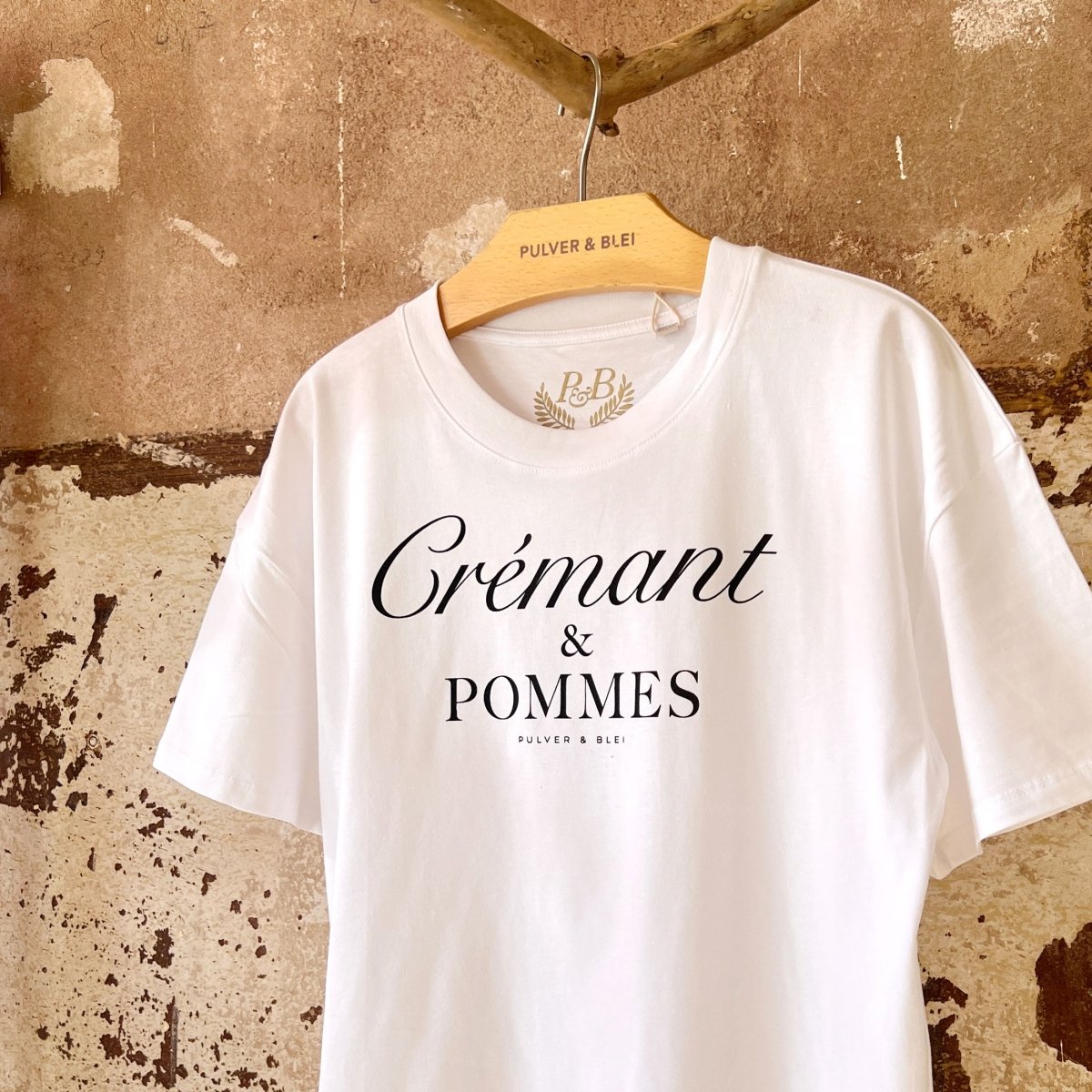 Crémant & Pommes - Oversize Shirt White - Pulver & Blei