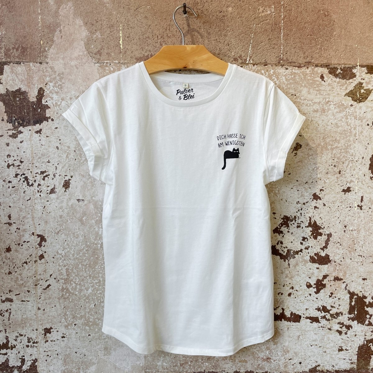 Dich hasse ich am wenigsten - T-Shirt natur - Pulver & Blei