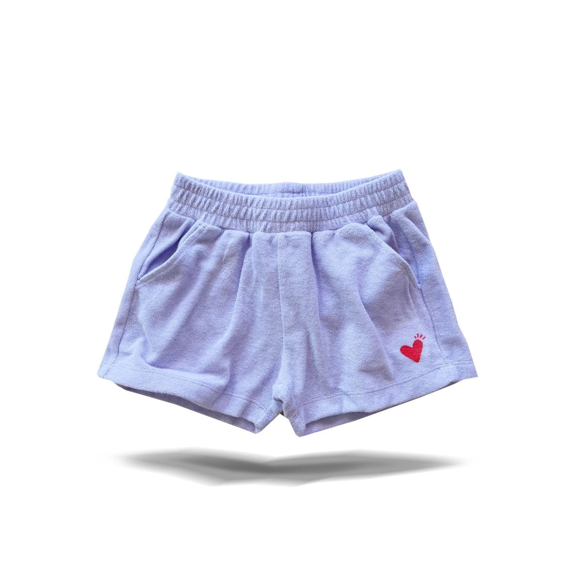 Frottee Love - Kids Short Lavendel - Pulver & Blei
