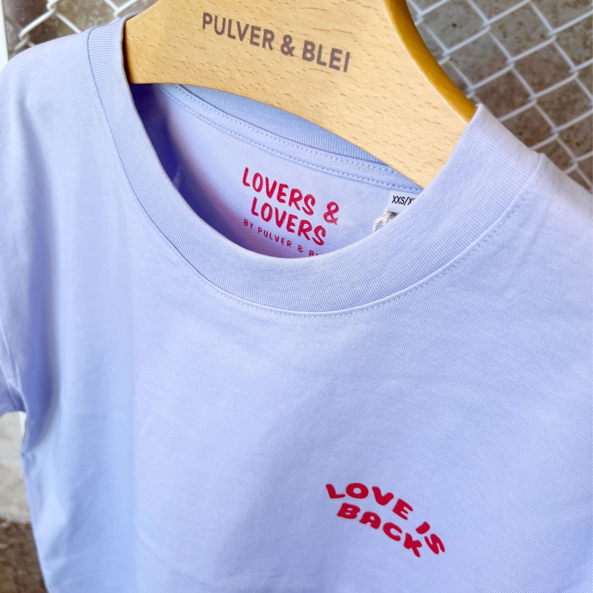 Love is Back - Womans Oversize Lavendel - Pulver & Blei