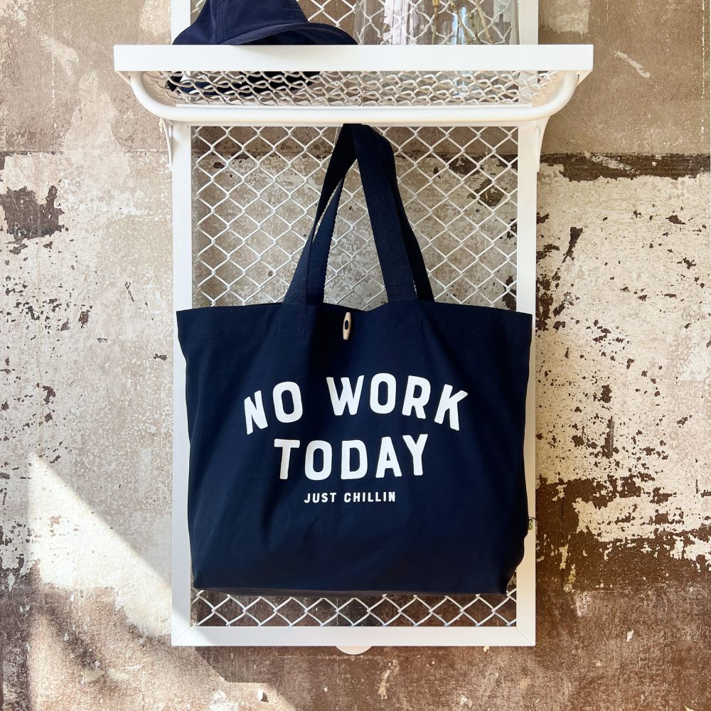 No Work - Chillin Beach Bag - Pulver & Blei