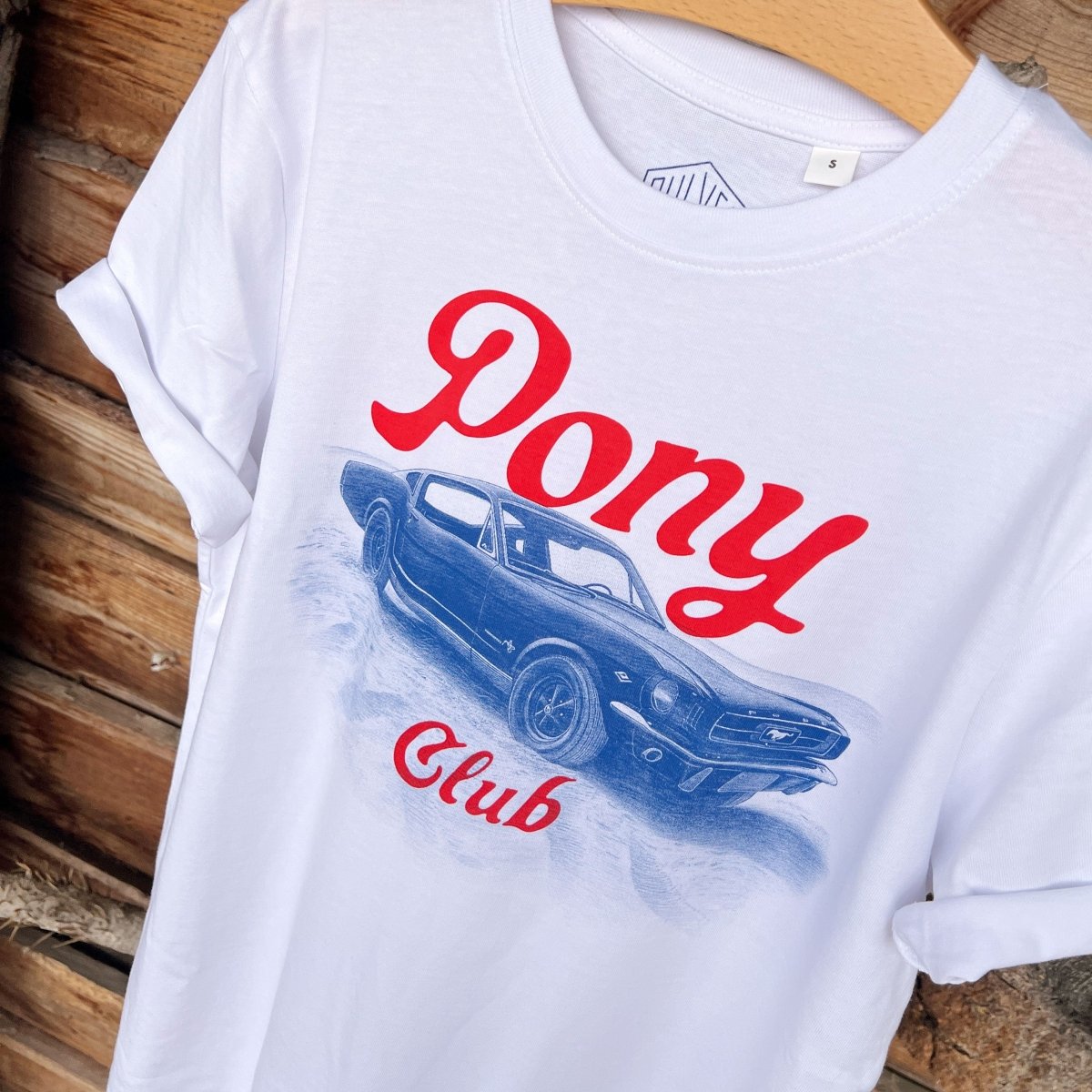Pony Club - Unisex T-Shirt weiss - Pulver & Blei