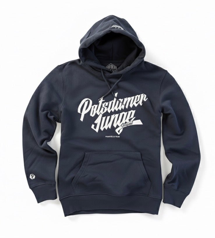 Potsdamer Junge - Hoodie navy - Pulver & Blei