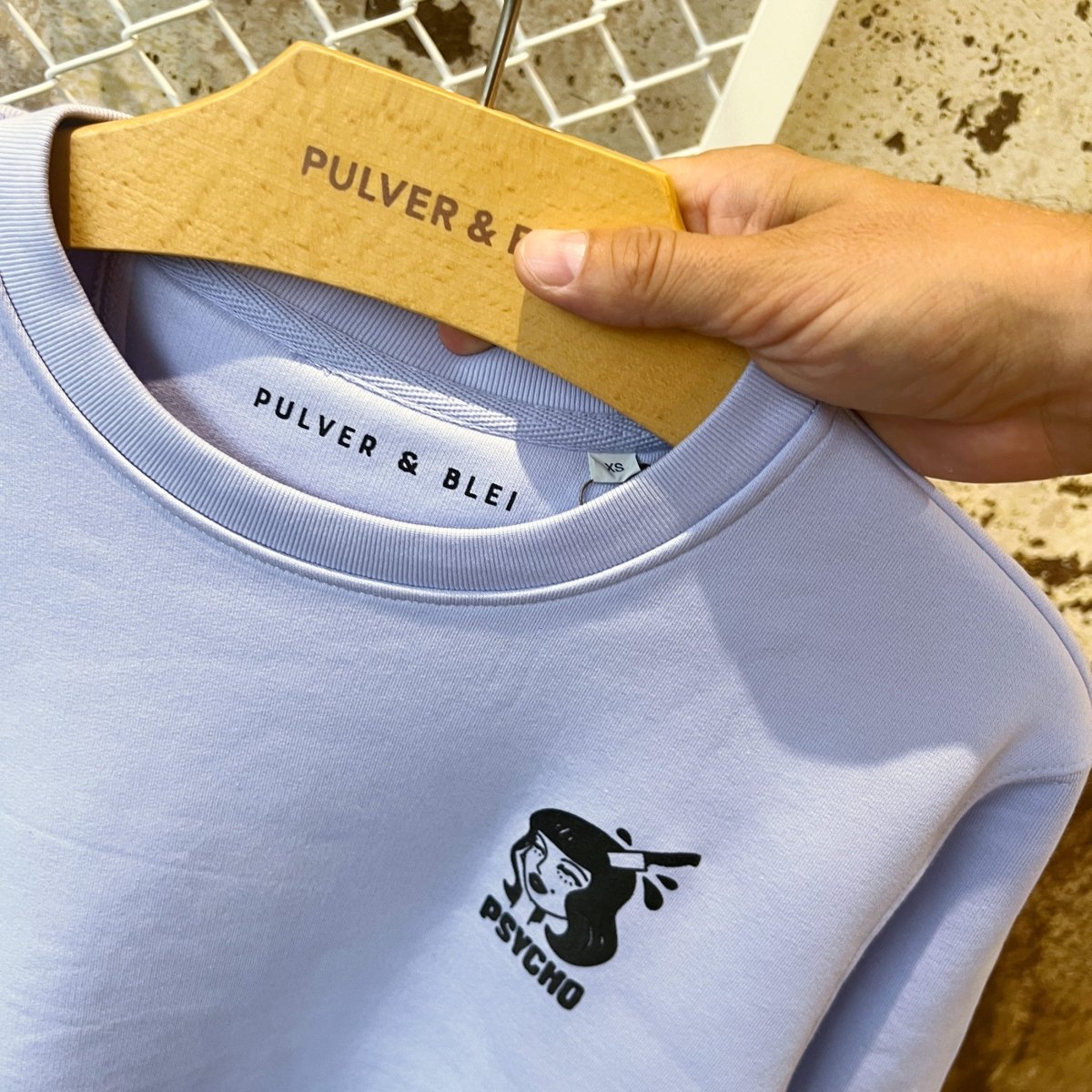 Psycho Sweatshirt - Pale Pastel - Pulver & Blei