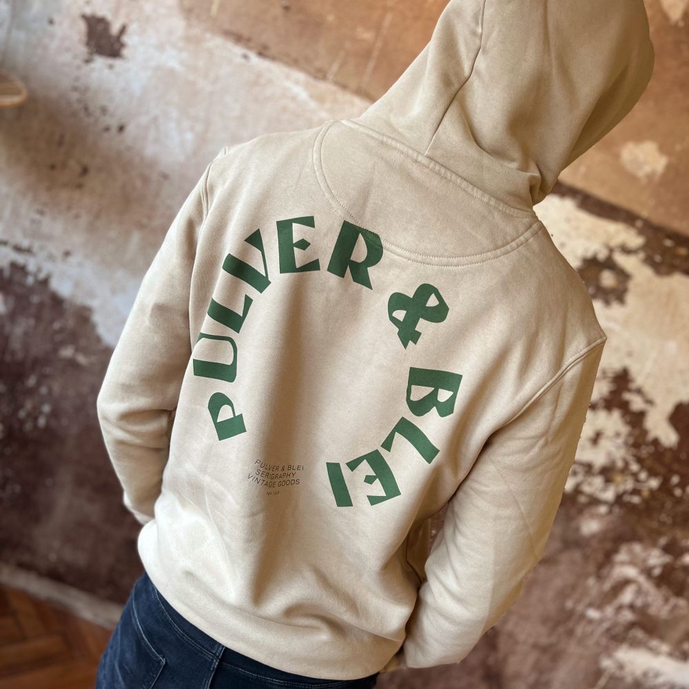 Round & Edged - Hoodie Brandy Sand New - Pulver & Blei