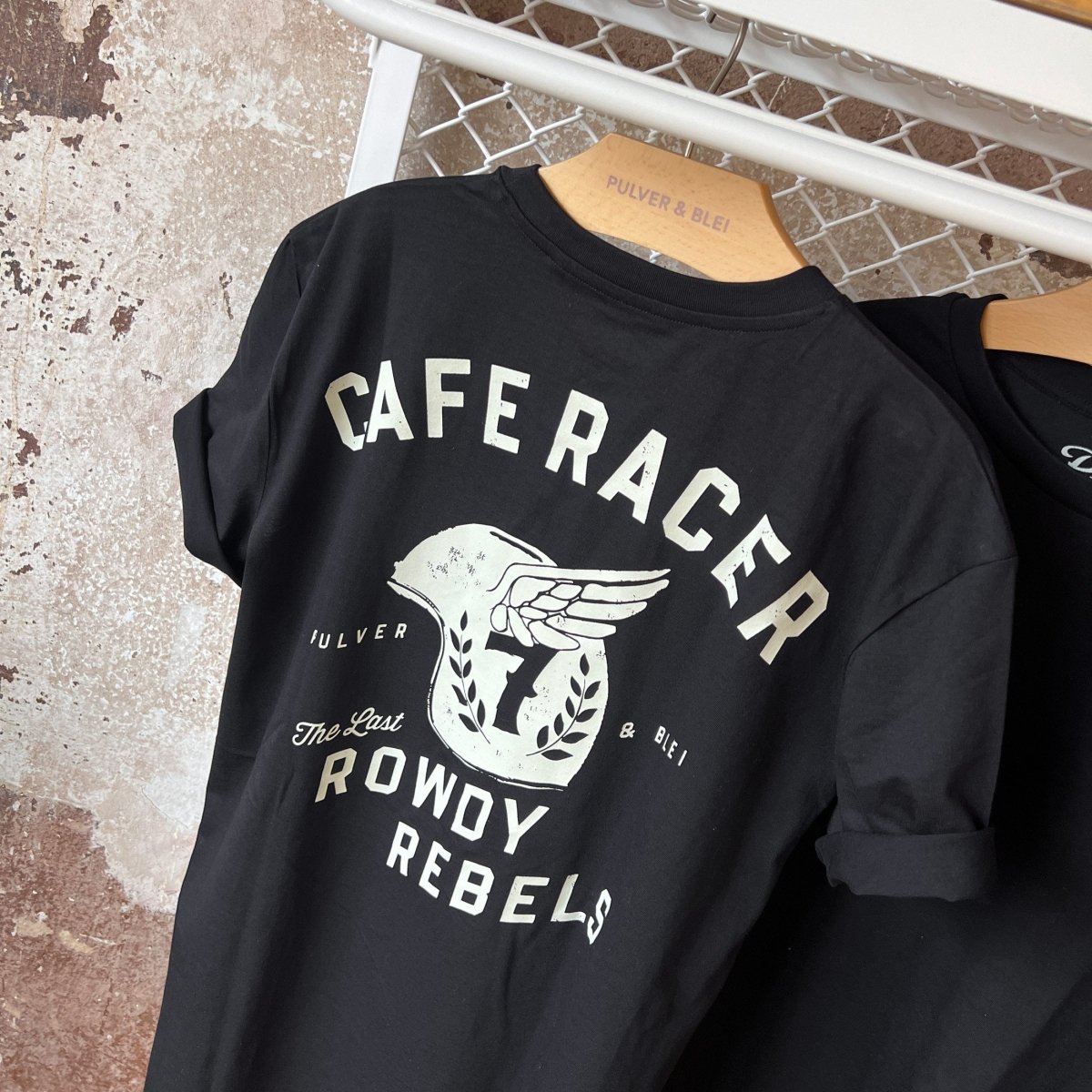 Rowdy Rebels Cafe Racer - T-Shirt black - Pulver & Blei