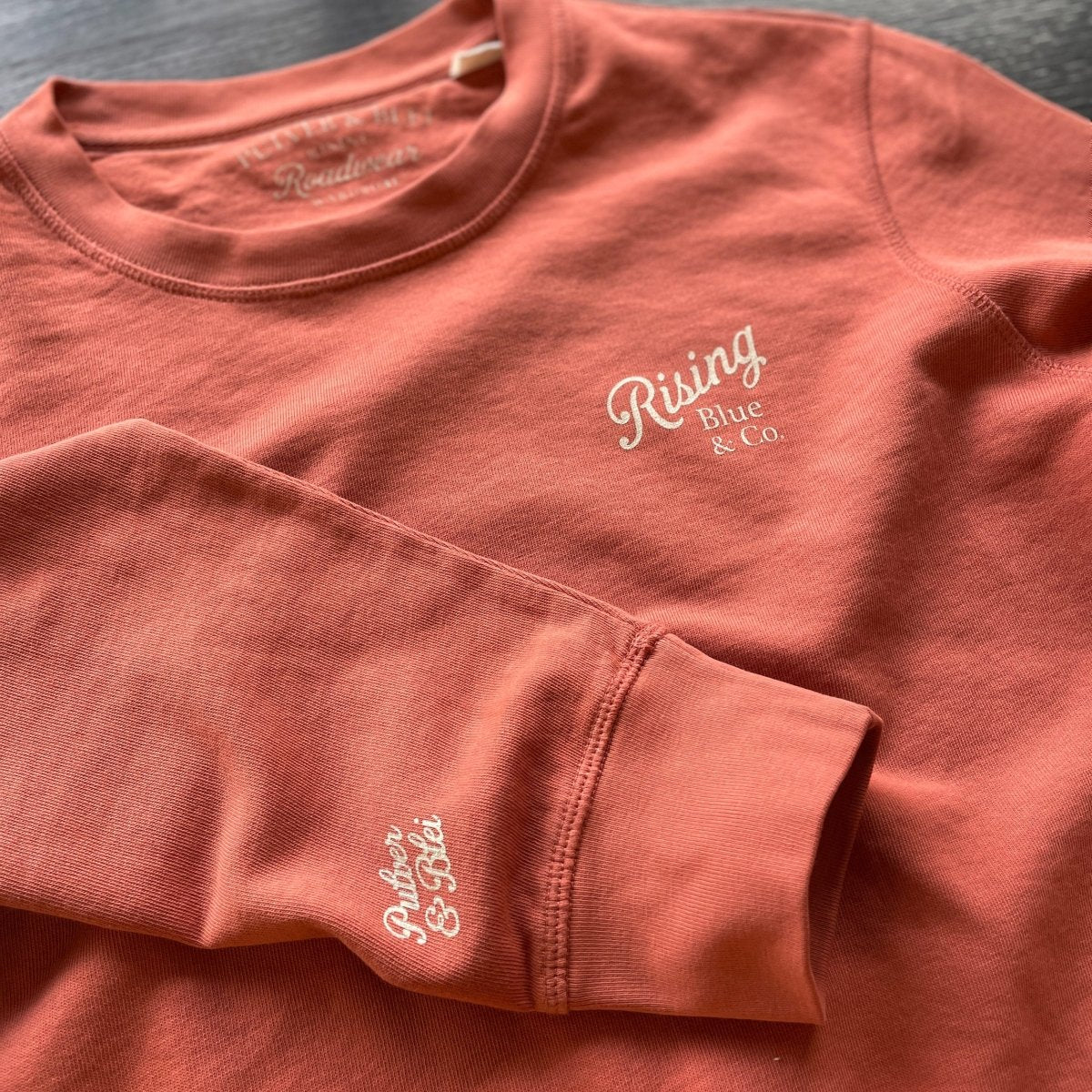 Ryder Sweatshirt Burnt Red - Pulver & Blei