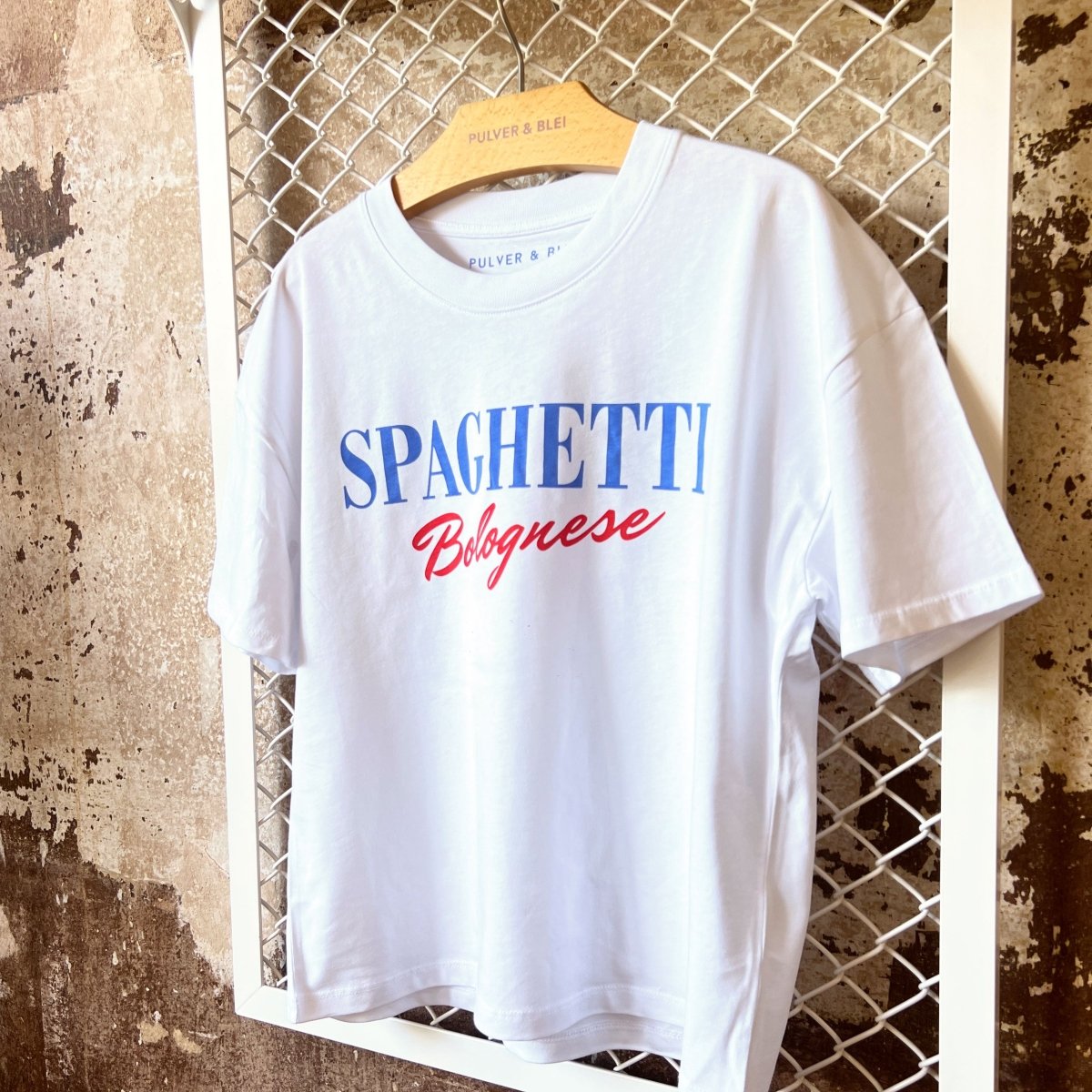 Spaghetti Bolognese - Oversize White - Pulver & Blei