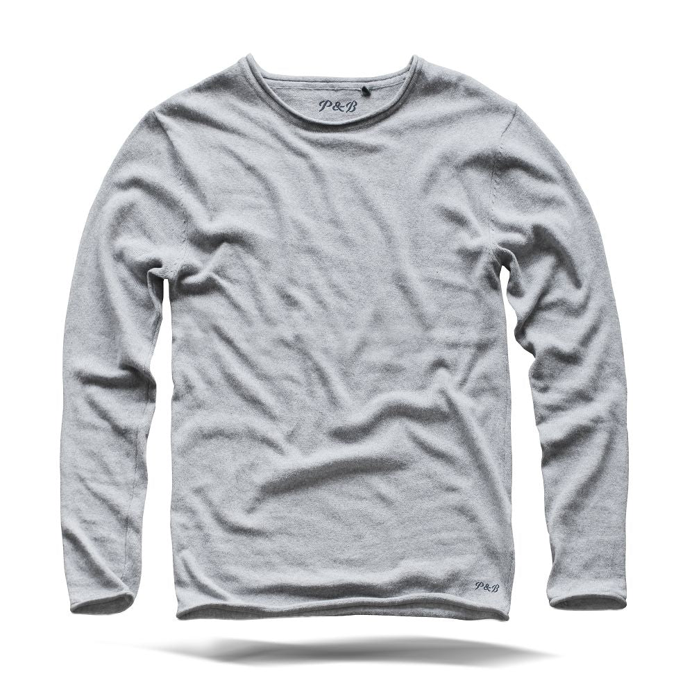 Strickpullover - Heritage Gent light grey - Pulver & Blei