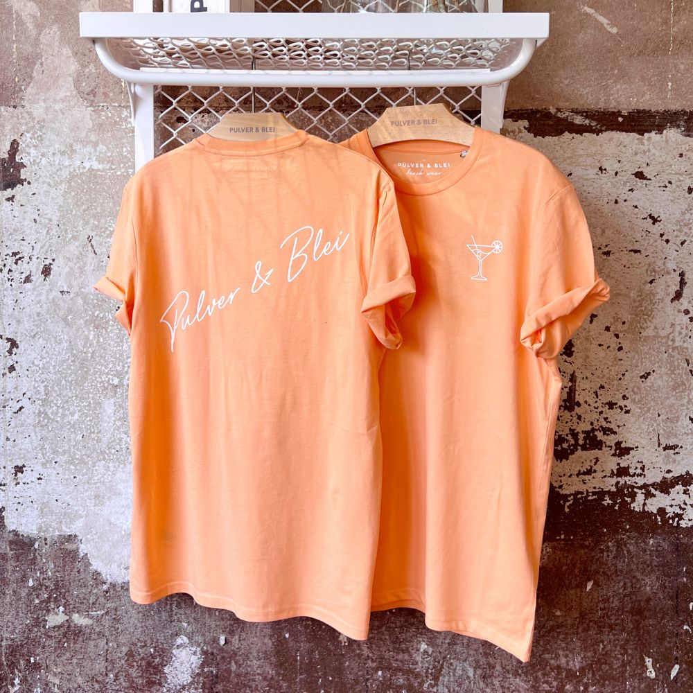 Sunset Martini - T-Shirt Apricot - Pulver & Blei