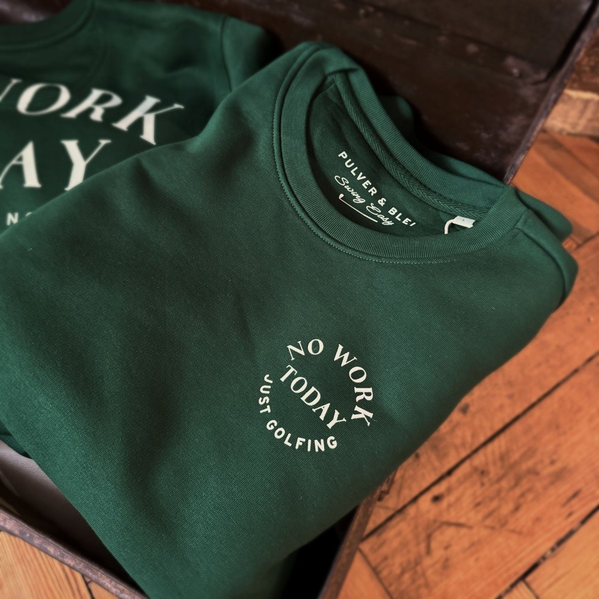 Swing Easy Golf Sweater Green - Pulver & Blei