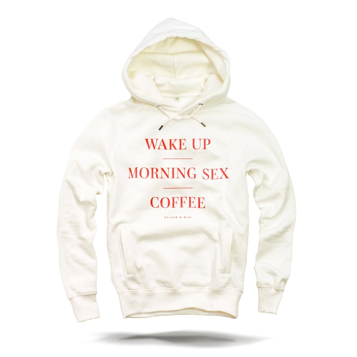 Wake Up - Morning Sex - Hoodie Creme - Pulver & Blei