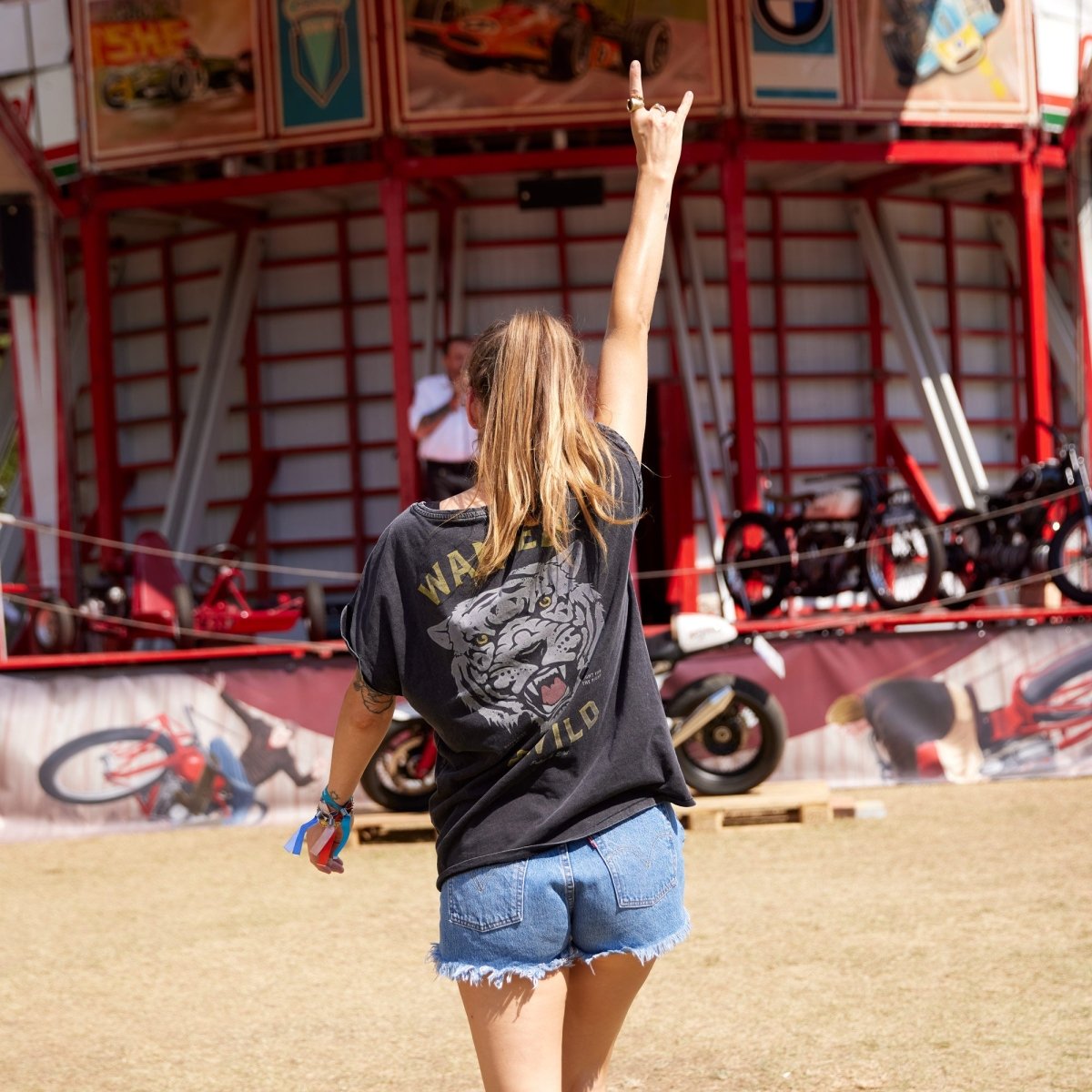 Wanted & Wild Vintage T-Shirt - Pulver & Blei