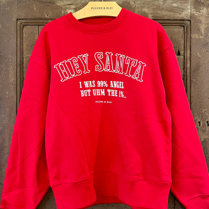 Hey Santa - Christmas Oversize Sweater