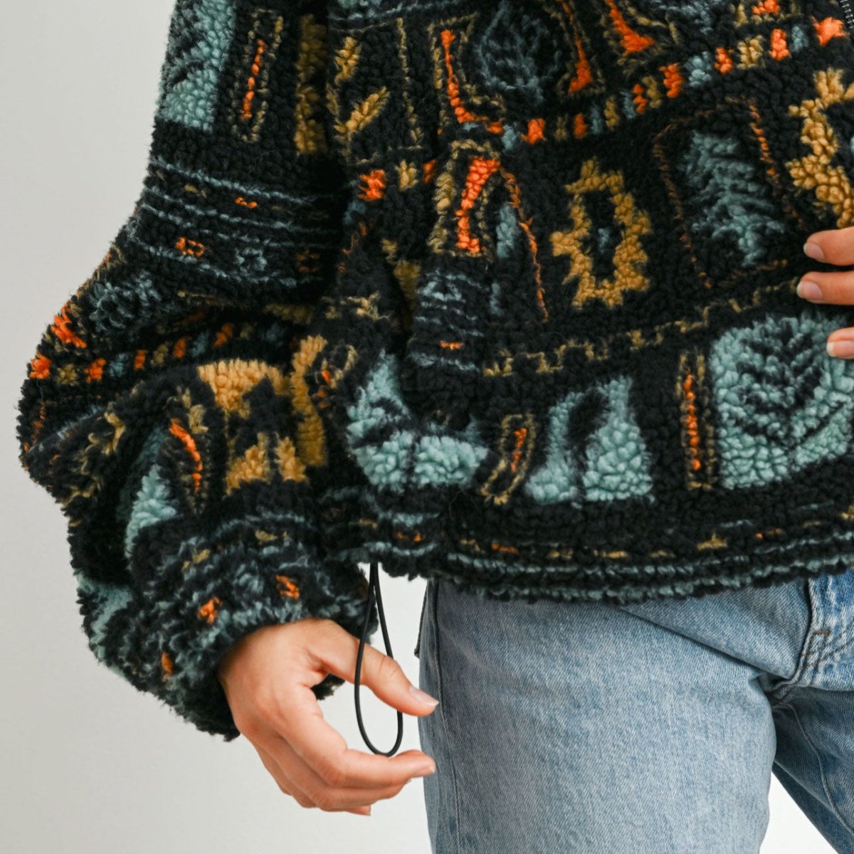 Anza Borego Teddy Jacket - Pulver & Blei