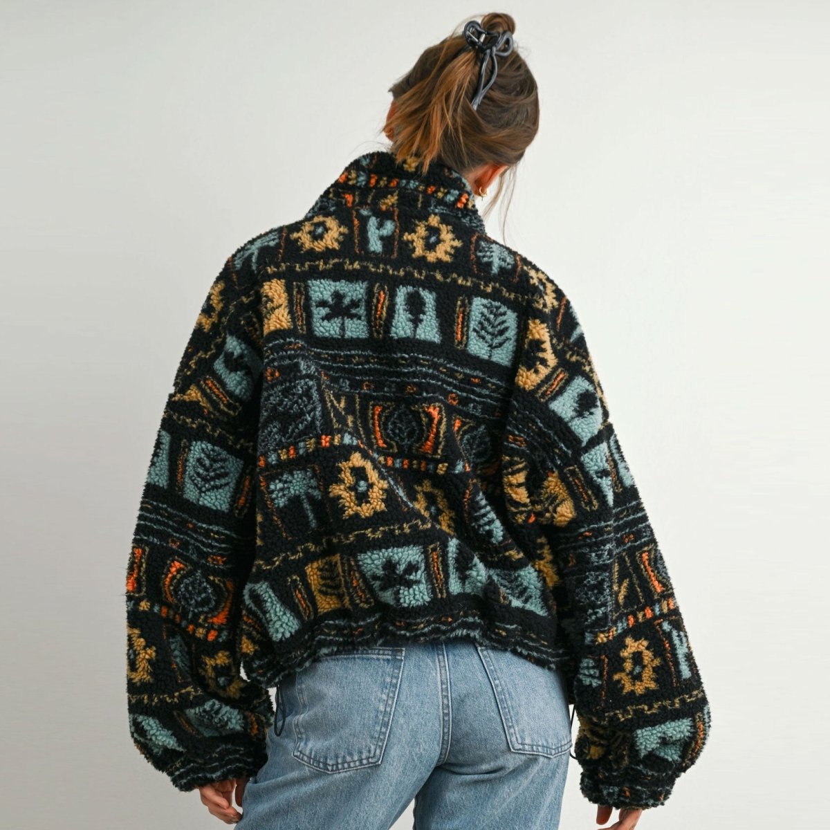 Anza Borego Teddy Jacket - Pulver & Blei