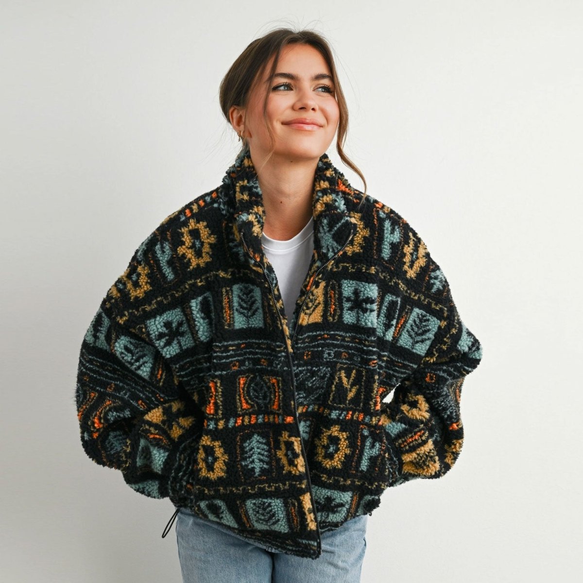 Anza Borego Teddy Jacket - Pulver & Blei