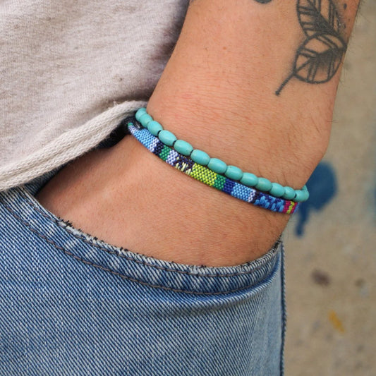 Armband - Set Bluebreak - Pulver & Blei