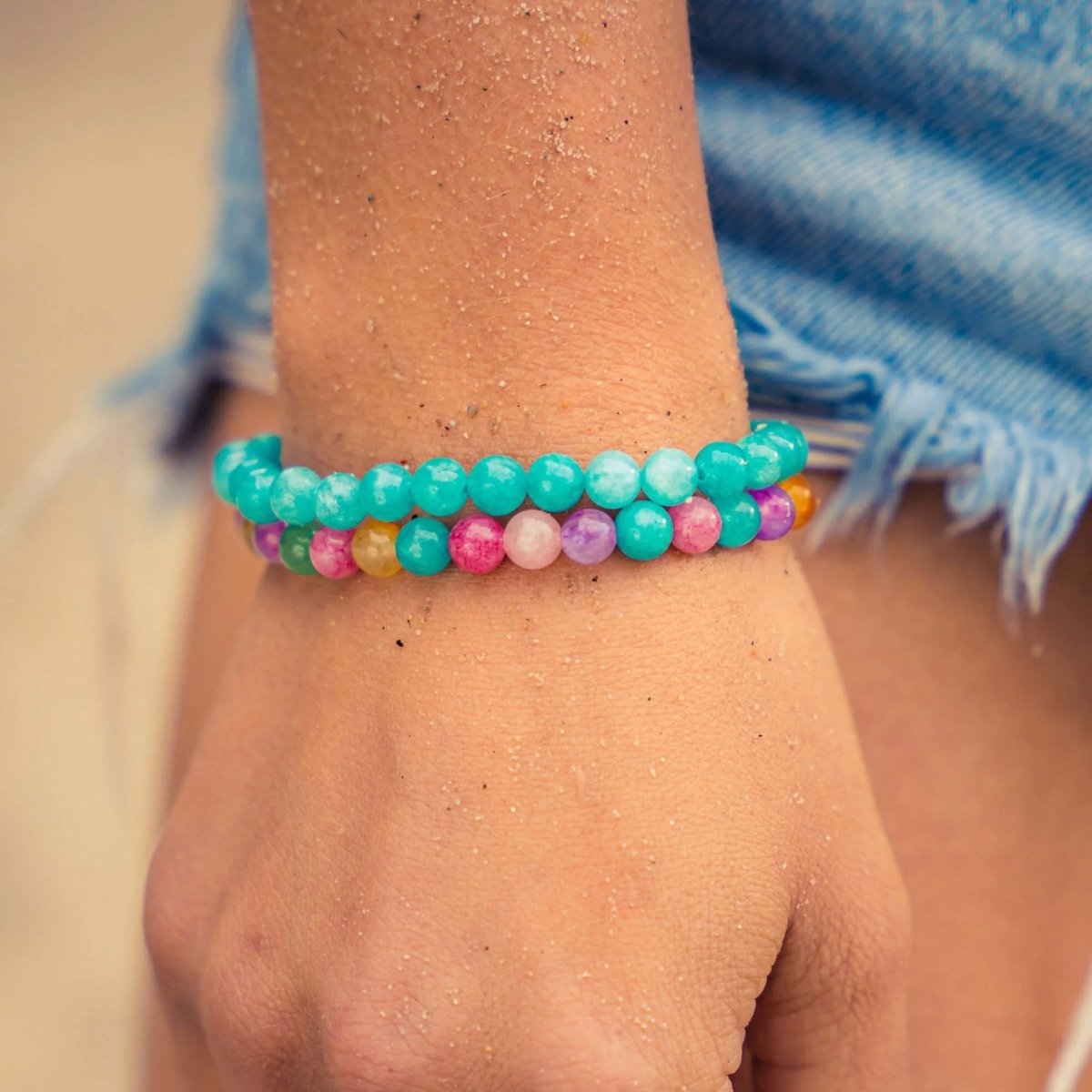 Armband - Set Bohémara - Pulver & Blei