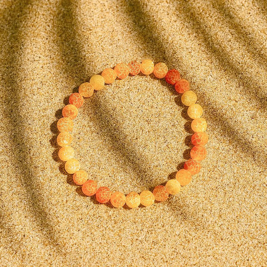 Armband Sunrise Pearls - Pulver & Blei
