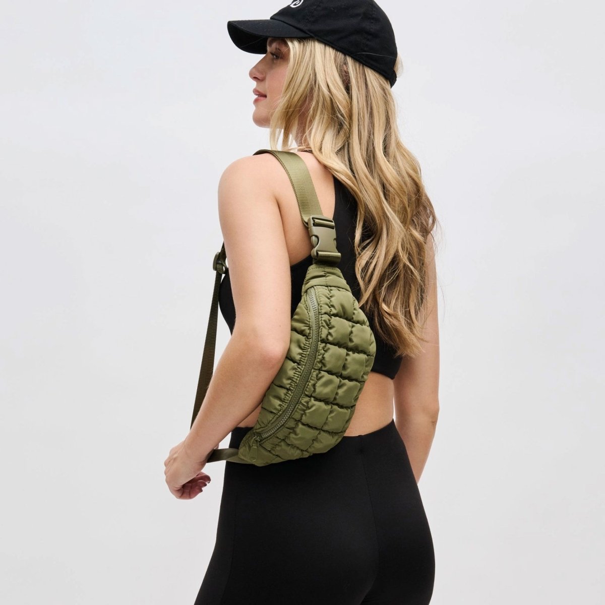 Atelier Puff Bag - oliv - Pulver & Blei