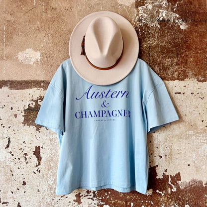 Austern & Champagner - Sea Breeze Blue Oversize - Pulver & Blei