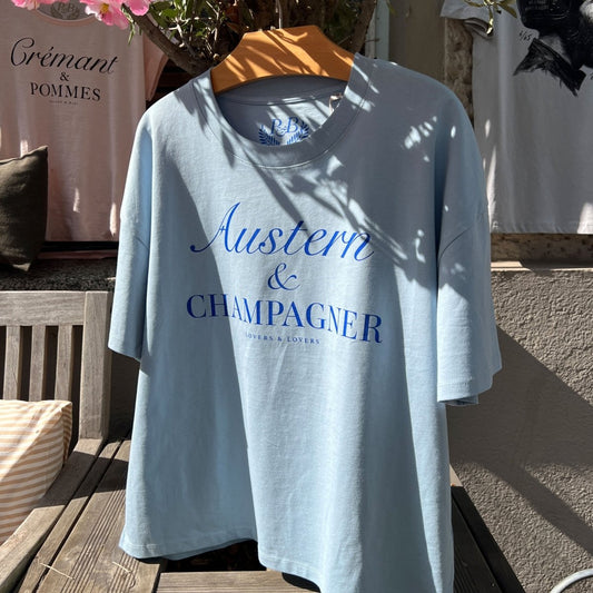 Austern & Champagner - Sea Breeze Blue Oversize - Pulver & Blei