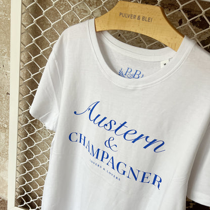 Austern & Champagner - Männer-T-Shirt