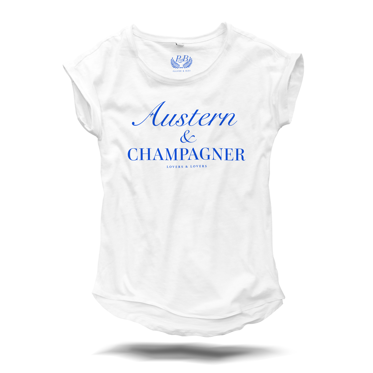 Oysters &amp; Champagne - Fashionshirt white