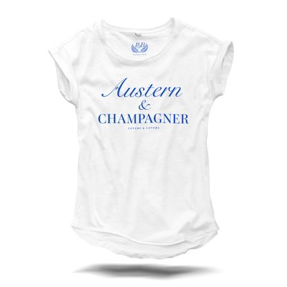 Oysters &amp; Champagne - Fashionshirt white