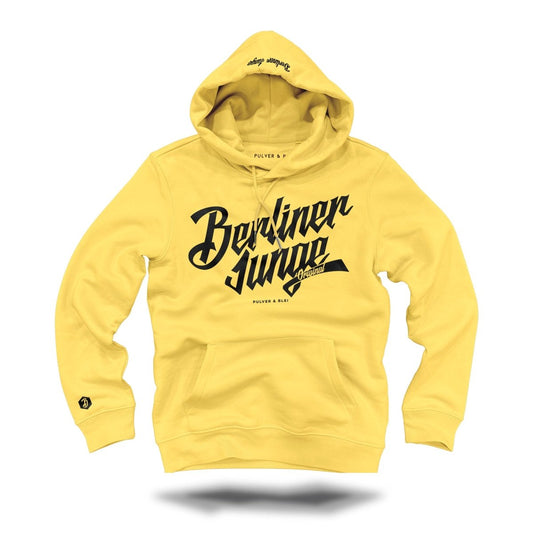 Berliner Junge - Hoodie Gelb - Pulver & Blei