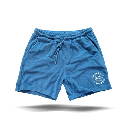 Blue Tropique Frottee Short - Pulver & Blei
