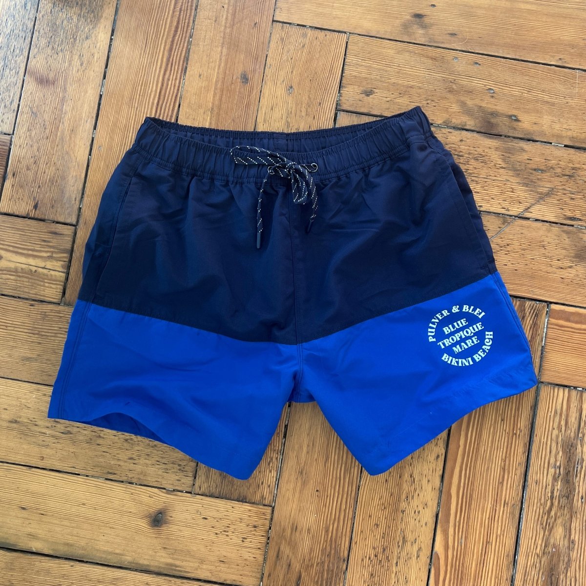 Blue Tropique Mare - Swim Short Blue - Pulver & Blei