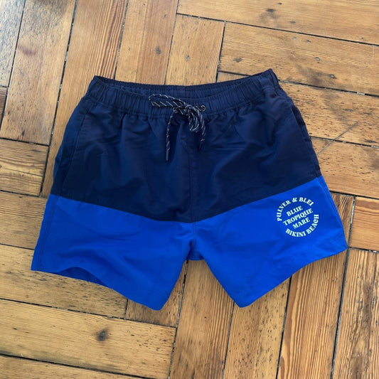 Blue Tropique Mare - Swim Short Blue - Pulver & Blei