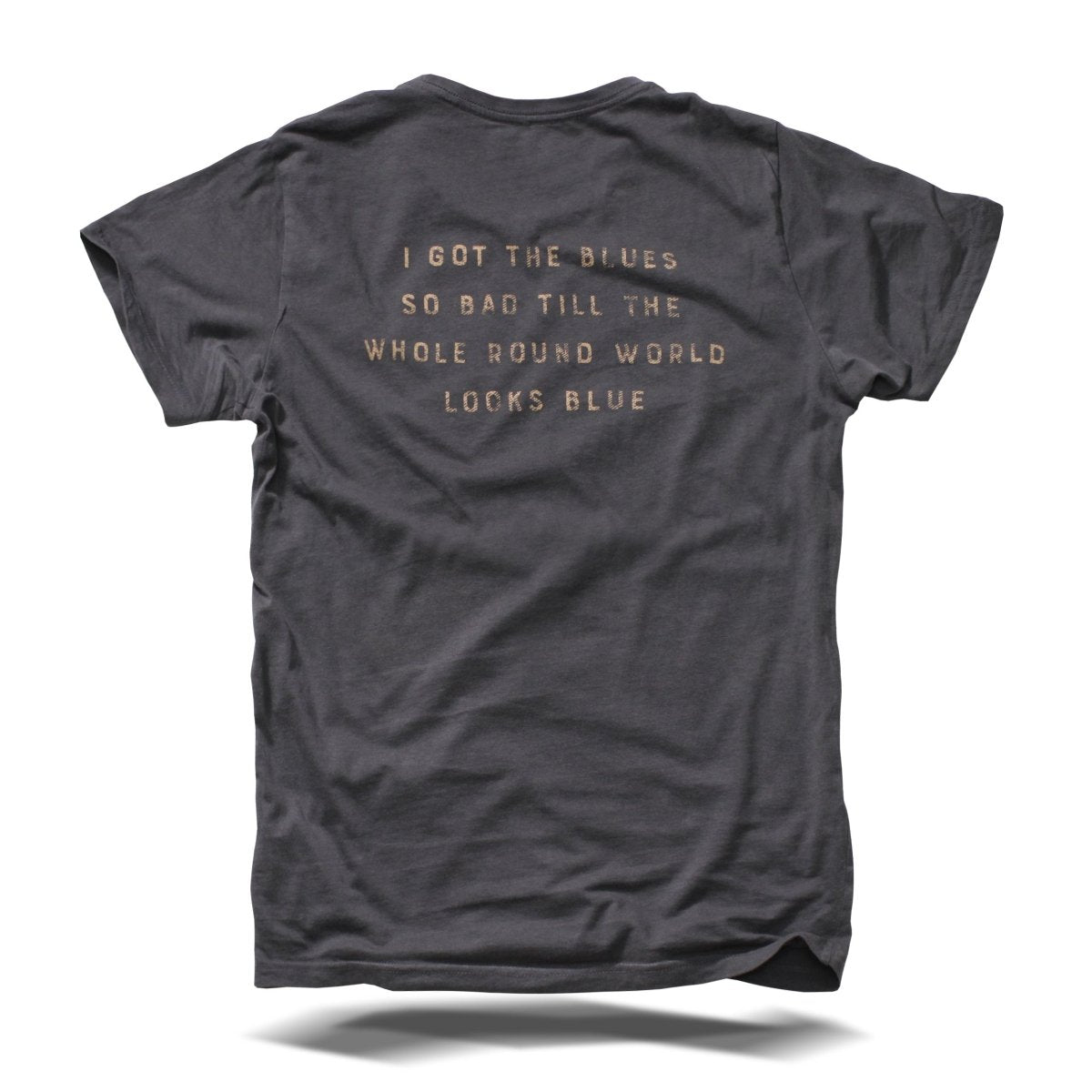Blues Roots T-Shirt - Dark grey - Pulver & Blei
