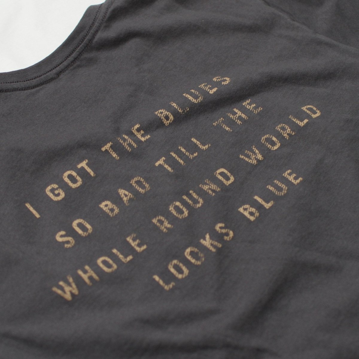 Blues Roots T-Shirt - Dark grey - Pulver & Blei