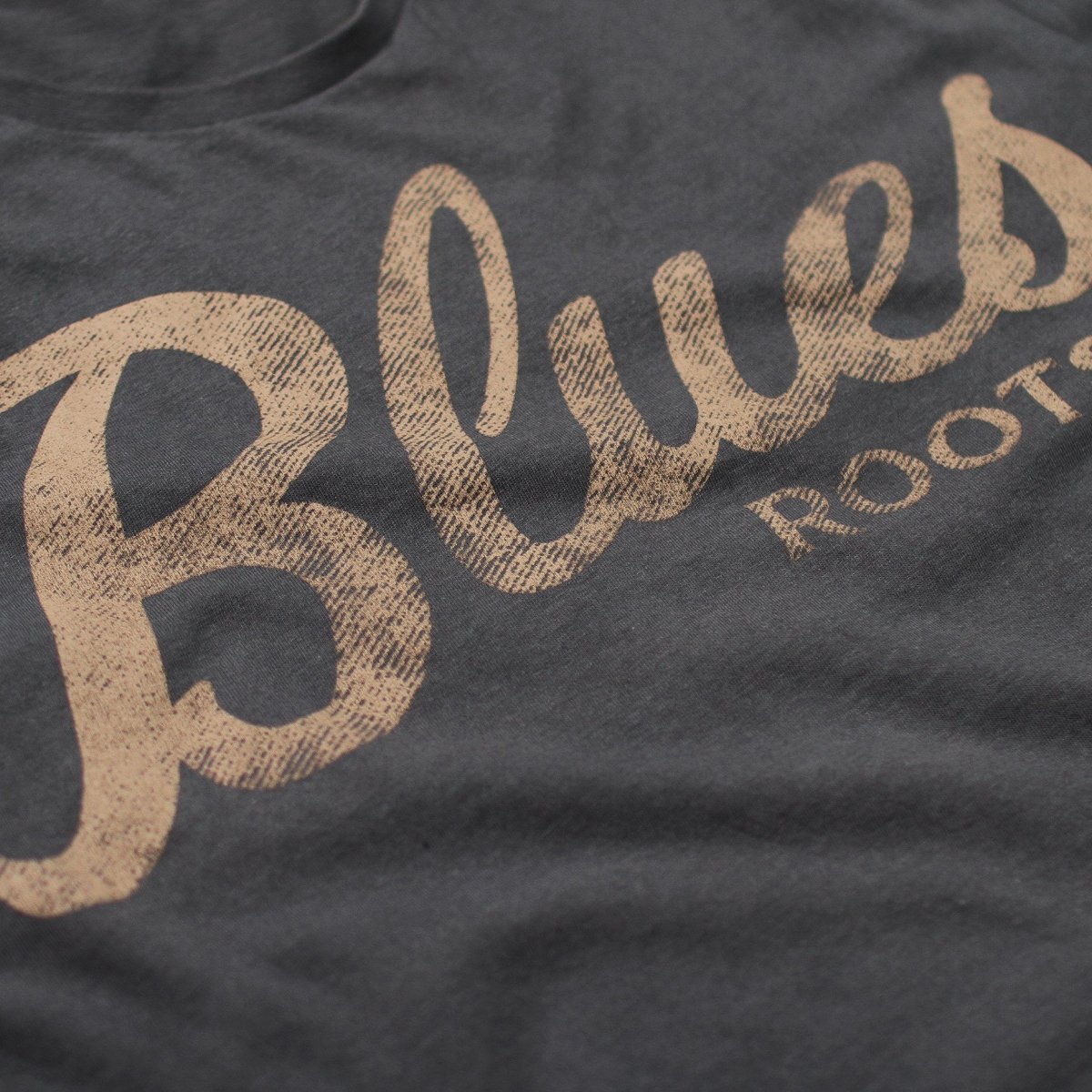 Blues Roots T-Shirt - Dark grey - Pulver & Blei