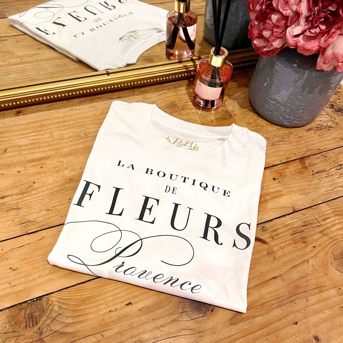 Boutique de Fleurs - Oversize T-Shirt - Pulver & Blei