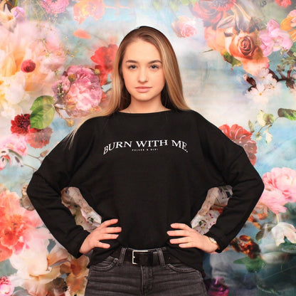 Burn with me - Loose Fit Sweatshirt - Pulver & Blei