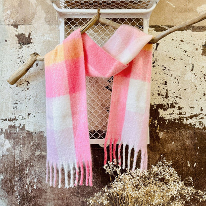 Candy Cuddle - Kuschel - XL - schal in candy pink - Pulver & Blei