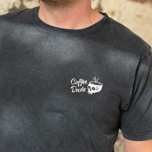 Coffee Dude - Black Vintage Shirt - Pulver & Blei