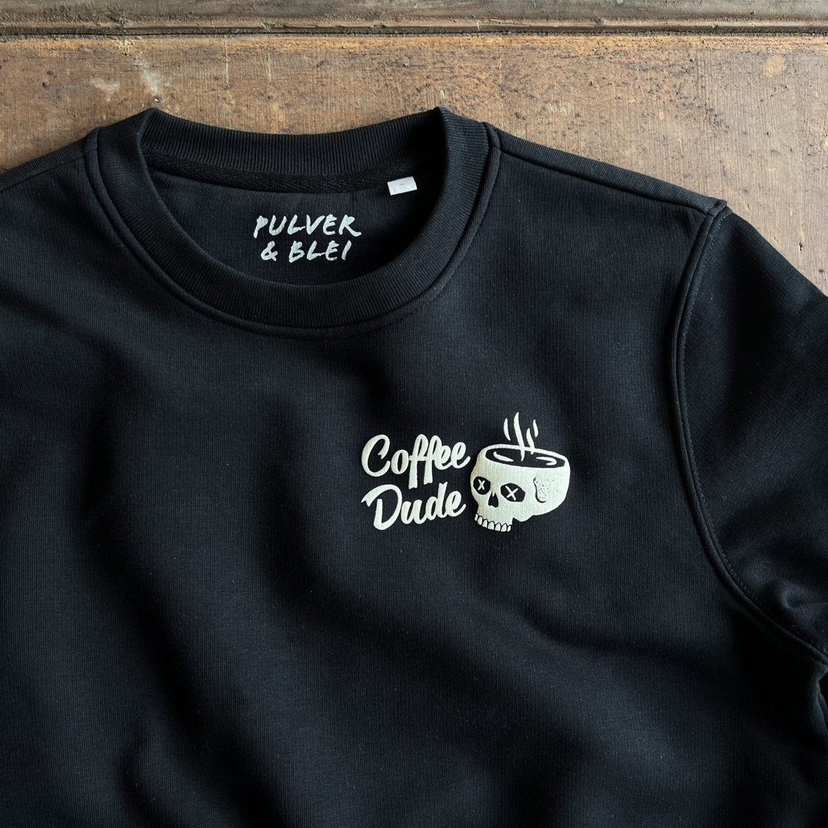 Coffee Dude - Sweatshirt Black - Pulver & Blei