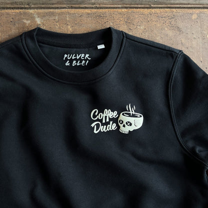 Coffee Dude - Sweatshirt Black - Pulver & Blei