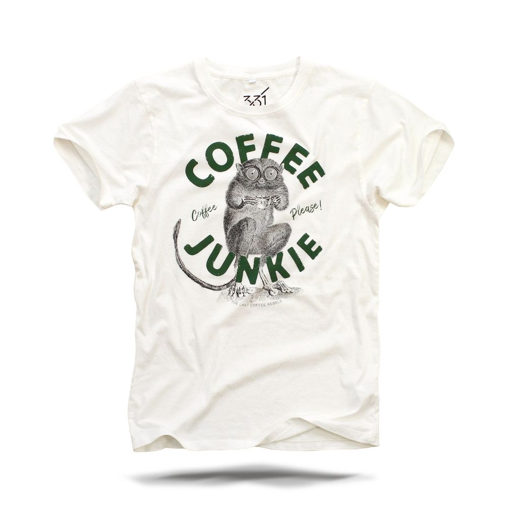 Coffee Junkie Männer T-Shirt Nature