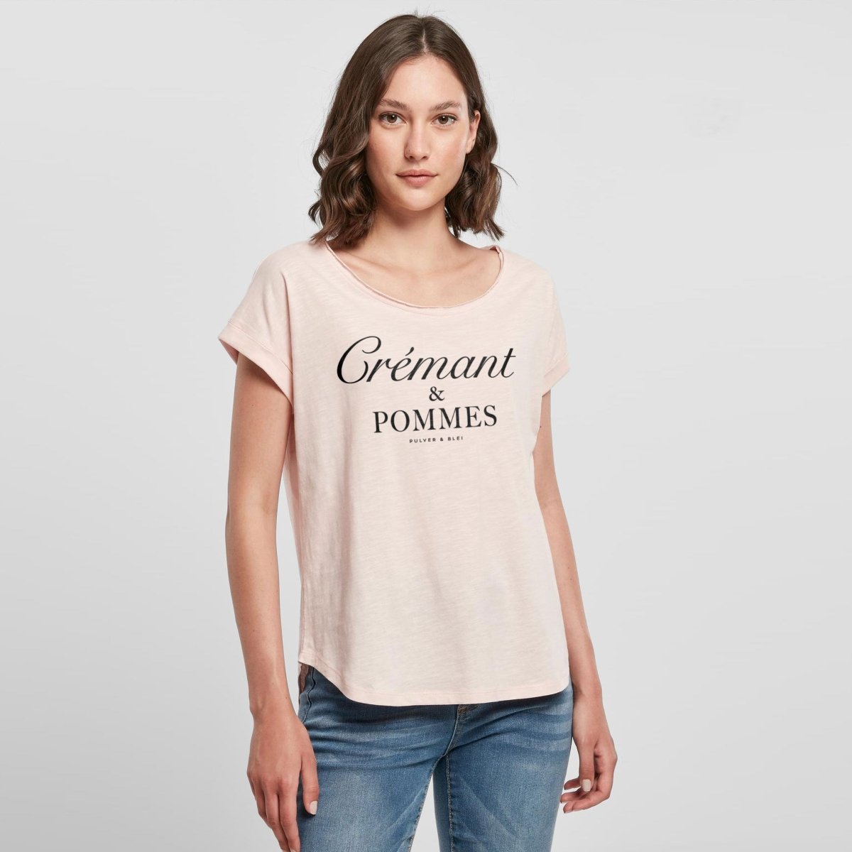 Crémant & Pommes - Fashion T-Shirt Rosé - Pulver & Blei