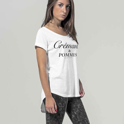 Crémant & Pommes - Fashion T-Shirt weiss