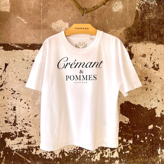 Crémant & Pommes - Oversize Shirt White - Pulver & Blei